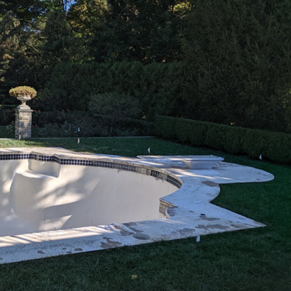GSI Concrete Pool Decking Before
